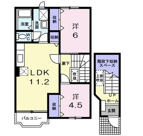 セレーノⅠの物件間取画像